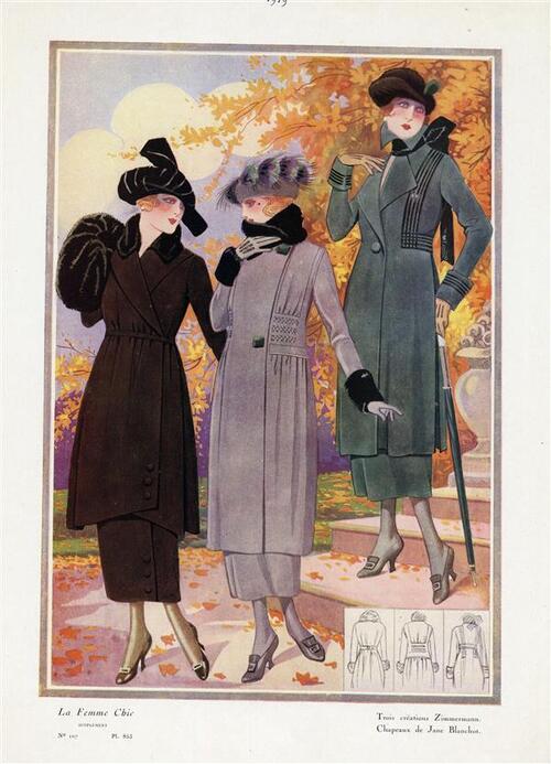 La Femme chic, Trois créations Zimmermann - Chapeaux de Jane Blancot