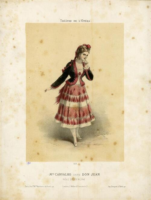 Theatre de l’Opera, Mme Carvalho dans Don Juan