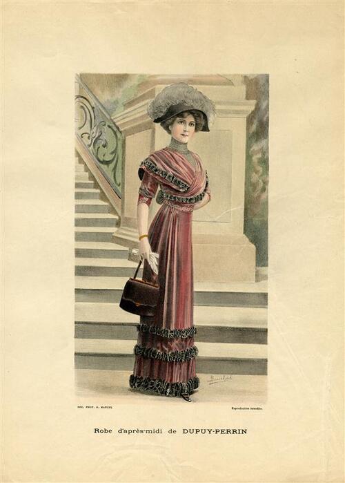 Robe d’apres midi de Dupuy-Perrin