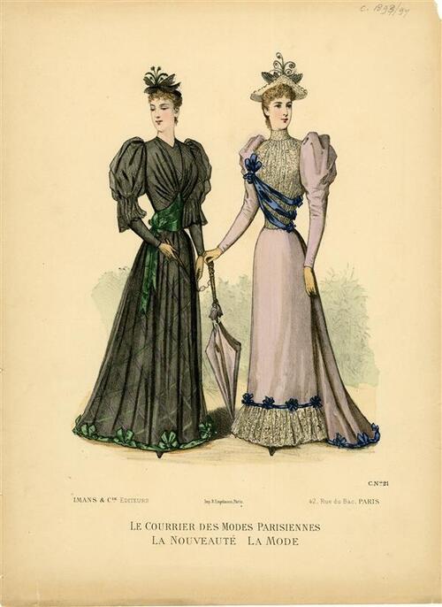 Le Courrier des Modes Parisiennes, La Nouveauté La Mode
