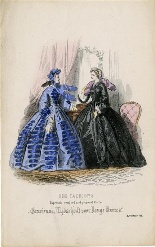 The Fashions; Gracieuse, Tijdschrift voor Jonge Dames
