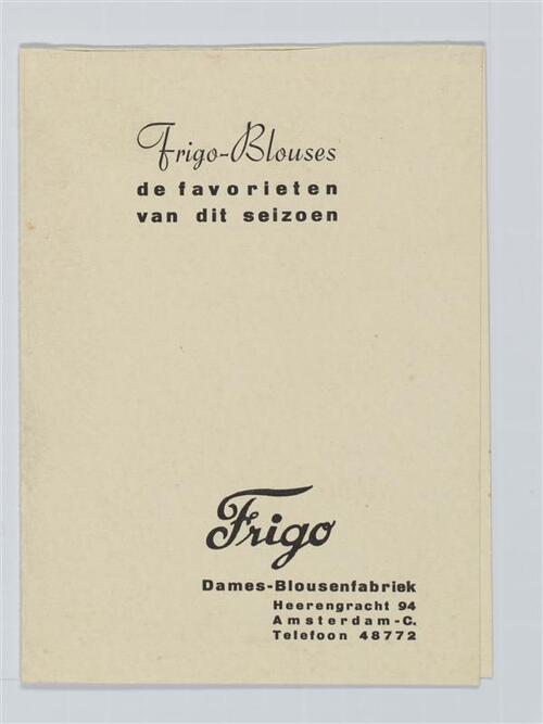 Folder voor Frigo