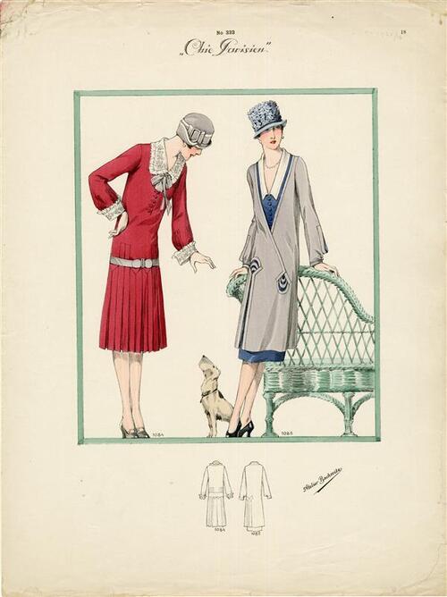Chic Parisien no. 333, fig. 1084 en 1085