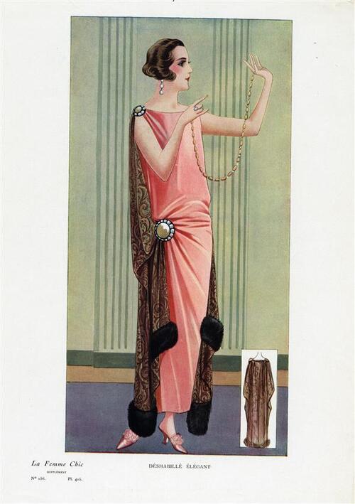 La Femme Chic, Déshabillé Élégant