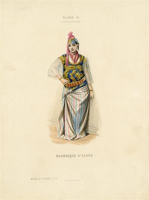 Mauresque d'Alger, Algérie 14 (et Colonies Françaises)