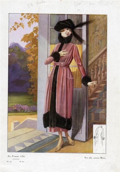 La Femme chic, Une jolie création Henry