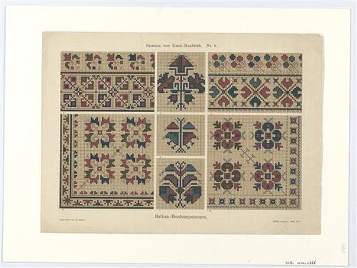 Patronen voor Kunst-Handwerk, Balkan-Borduurpatronen