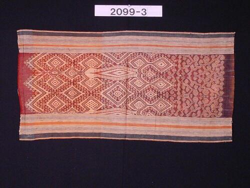 Rok met ornament in ikat