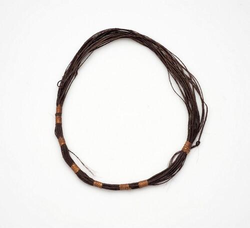 Headband made of human hair