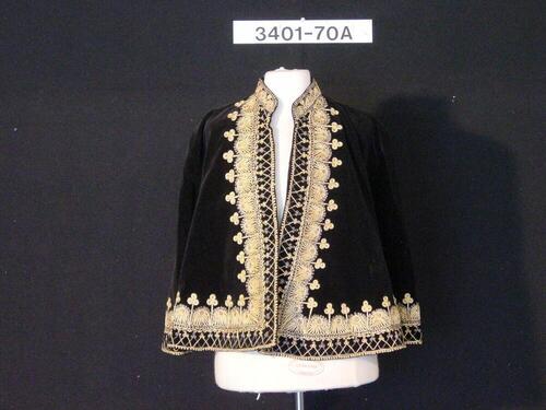 Fluwelen cape