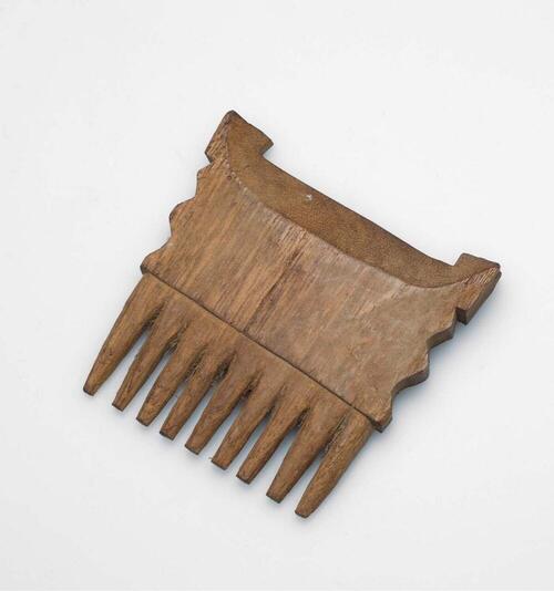 Houten haarkam