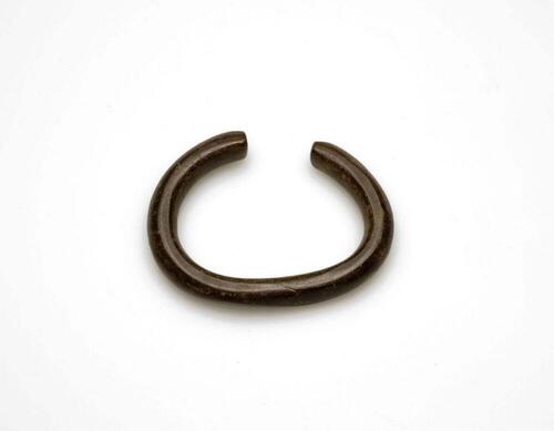Gladde roodkoperen armband