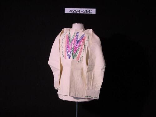 Blouse, onderdeel van een vrouwenkostuum