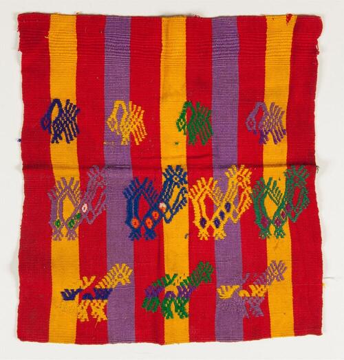 Gestreepte ceremoniële doek