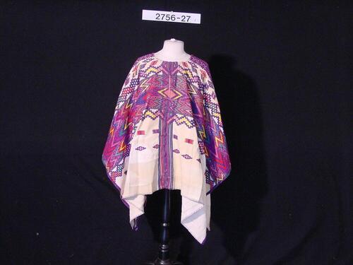 Katoenen vrouwenblouse met ingeweven motieven