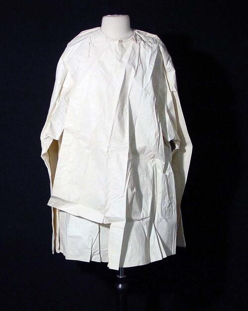 Katoenen blouse, onderdeel van de kleding van een Chinese arbeider