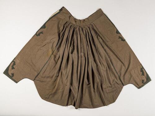 Katoenen broek met koordversiering