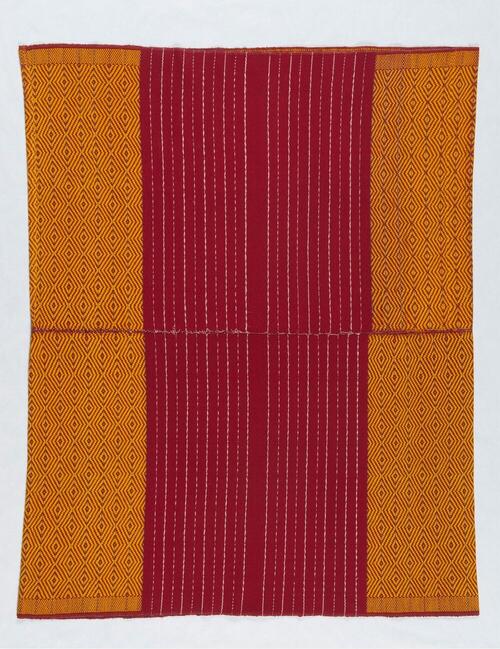 Rood-gele ikat sarong