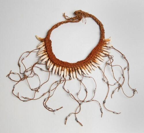 Necklace of kangaroo incisors