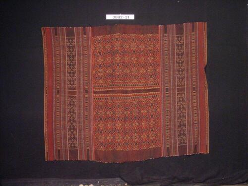 Katoenen vrouwensarong met ornament in scheringikat