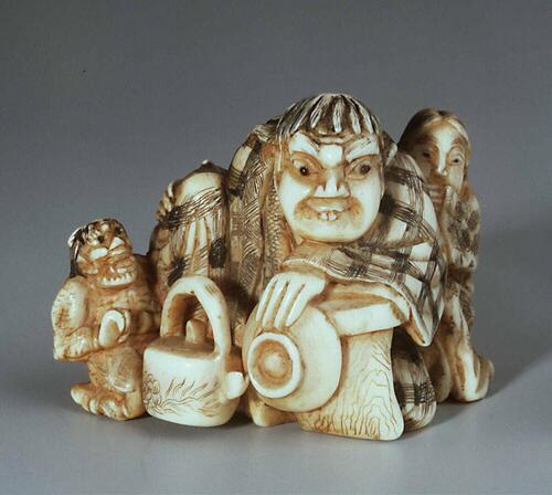 Netsuke of okimono