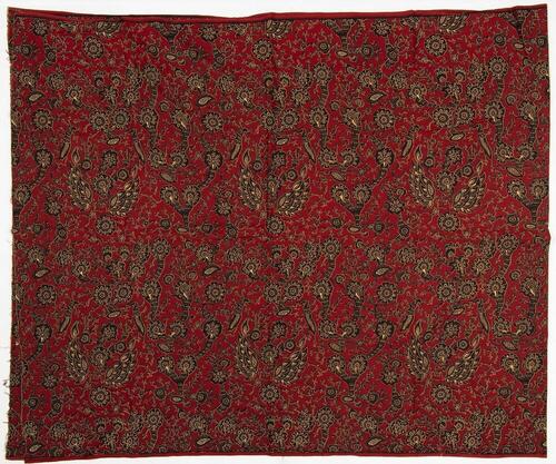 Bedrukt katoenen wikkelrok met batikpatroon