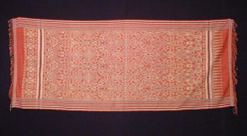 Katoenen doek met patroon in scheringikat