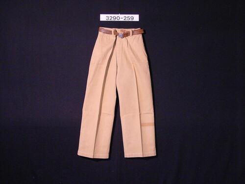 Kaki herenpantalon