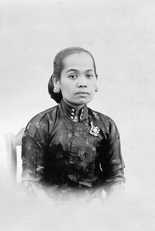 Portret van Raden Ajoe Wangsa Pranata