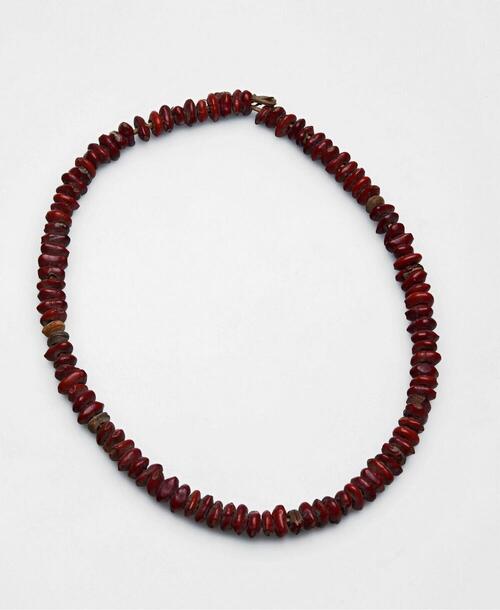Necklace of red seeds