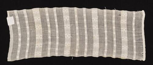 Doek geweven met gaastechniek