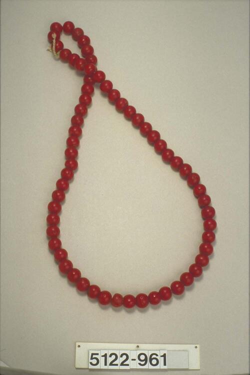 Red necklace
