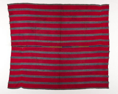 Gestreepte rode doek
