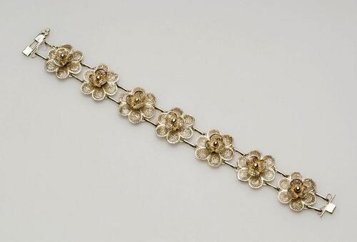Zilveren filigraan armband
