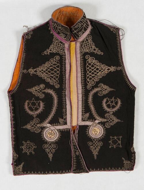 Geborduurd vest in Arabische stijl