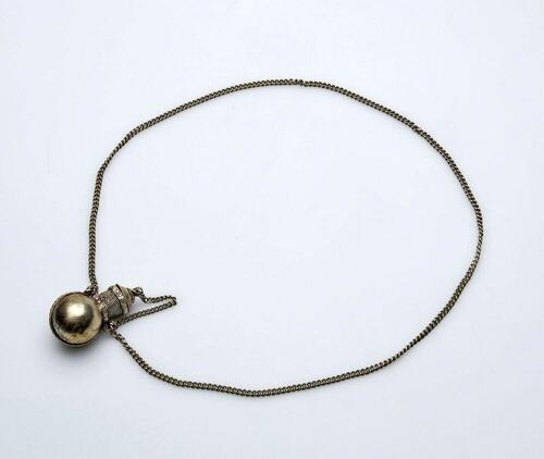 Necklace, including chalk flask