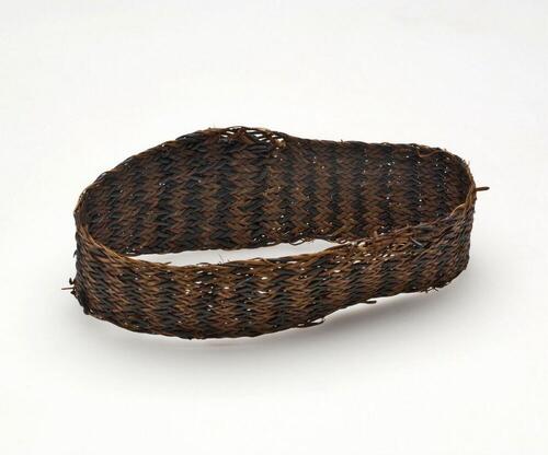 Armband van gevlochten rotan