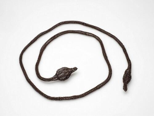 Ketting van gevlochten koperdraad