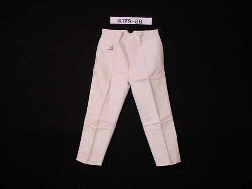 Broek van het uniform van een zeekapitein
