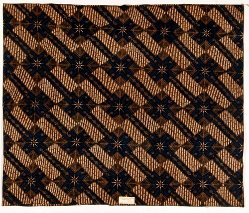 Sarong van batik op textiel