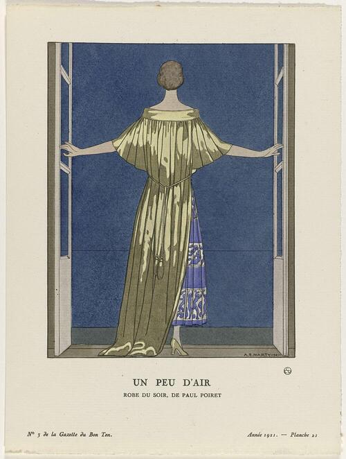 Evening Cloaks from the Gazette du Bon Ton