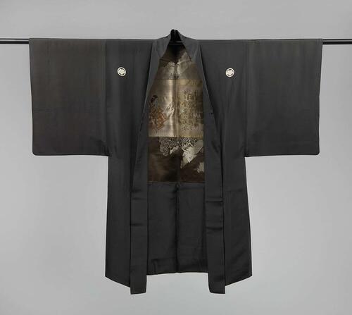Mannen haori met Yuya en de tempel Kiyomizu
