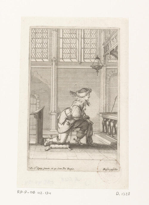 La Noblesse Française à l’église (The French Nobility at Church)
