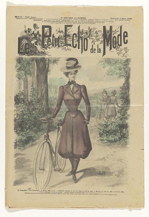 La Mode du Petit Journal: supplement, Nr. 9, 12e Année:  Dimanche 4 Mars 1900: 1. Canotier "Le…