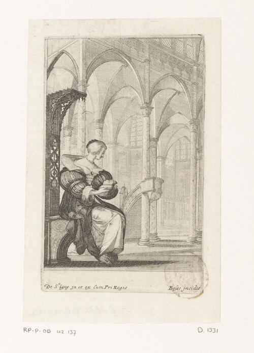 La Noblesse Française à l’église (De Franse adel in de kerk)