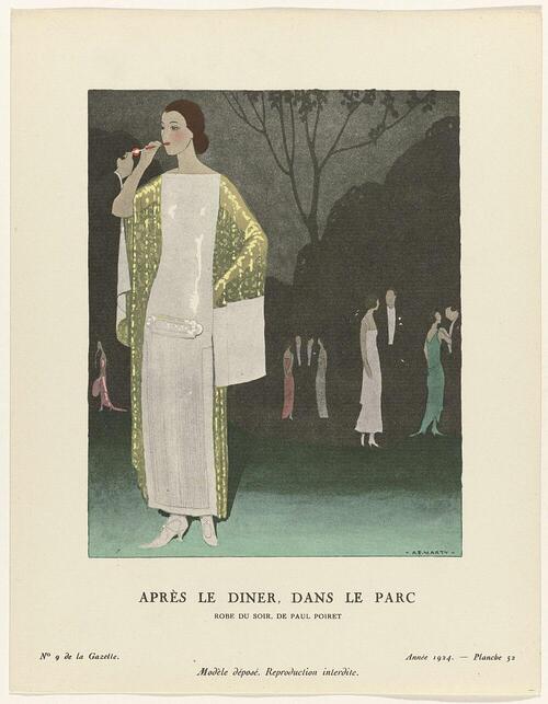 Gazette du Bon Ton. Art – Modes & Frivolités: Evening Attire
