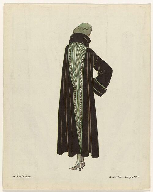 Evening Cloaks from the Gazette du Bon Ton
