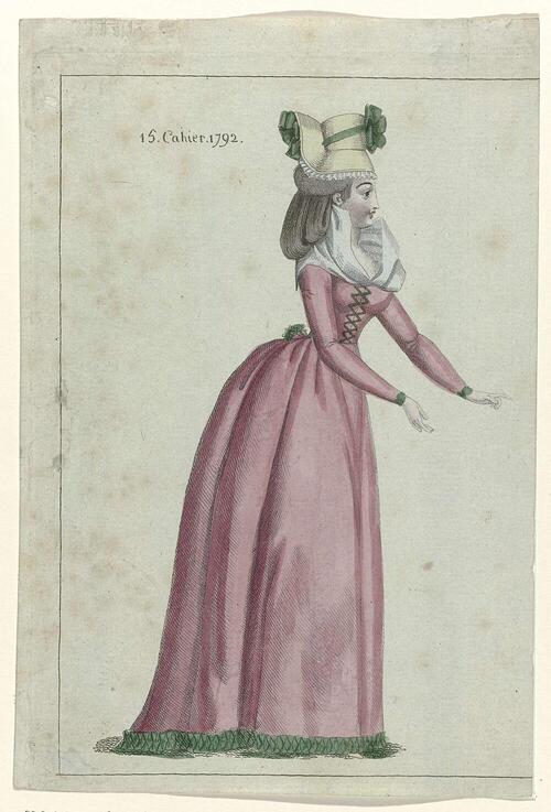 Journal de la Mode et du Goût, 20 juillet 1792, 15e cahier, pl. 1