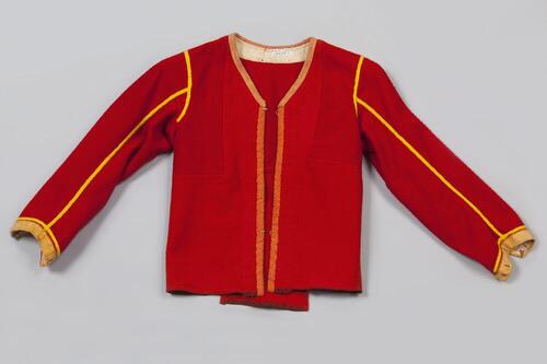Borsik van rood wol
