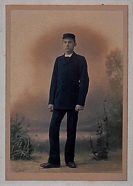 Weesjongen Cornelis Groen in uniform